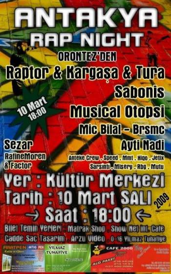 10 MART SALI ANTAKYA KONSER - ANTAKYA RAP NIGHT
